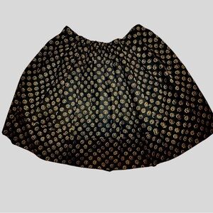 Elegant Black and Gold Women's Skirt